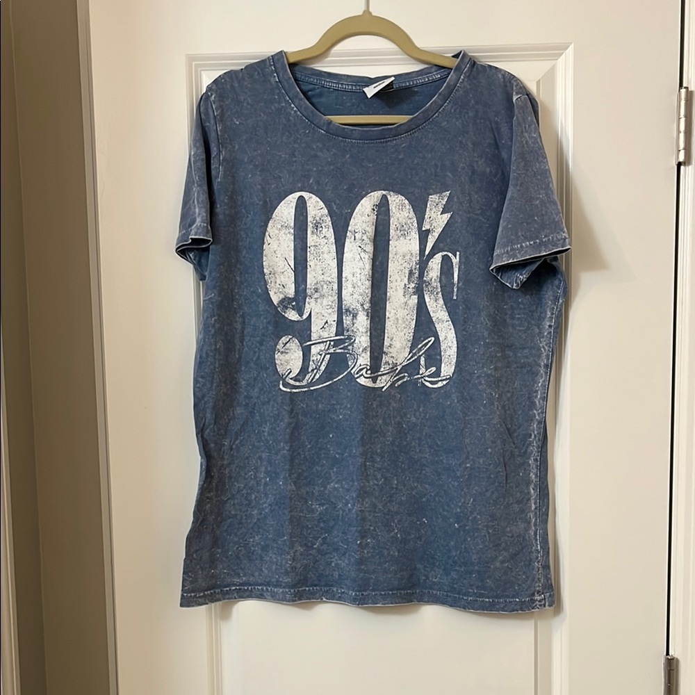Blue Graphic Short Sleeve Tee